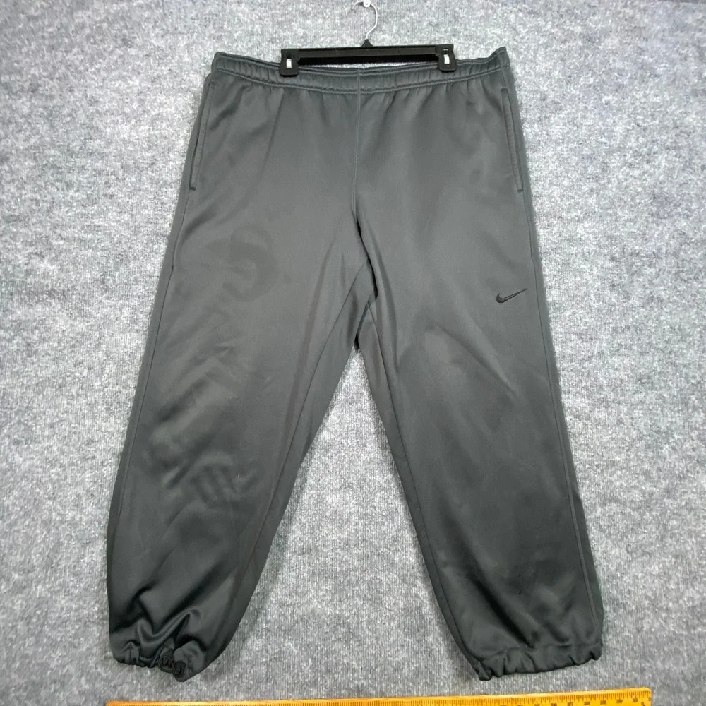 Nike Mens Therma-FIT Fleece Sweatpants Gray XL Joggers 379431-061
